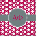 Devora Designs - Coasters (Alpha Phi - Greek Rings) AF