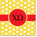 Devora Designs - Coasters (Chi Omega - Greek Rings) CO