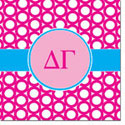Devora Designs - Coasters (Delta Gamma - Greek Rings) DG