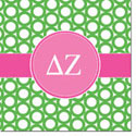 Devora Designs - Coasters (Delta Zeta - Greek Rings) DZ