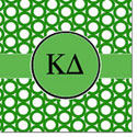 Devora Designs - Coasters (Kappa Delta - Greek Rings) KD