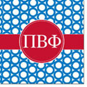 Devora Designs - Coasters (Pi Beta Phi - Greek Rings) PBF