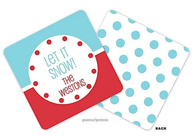 PicMe Prints - Personalized Coasters (Just Like Ice Cream Pool)