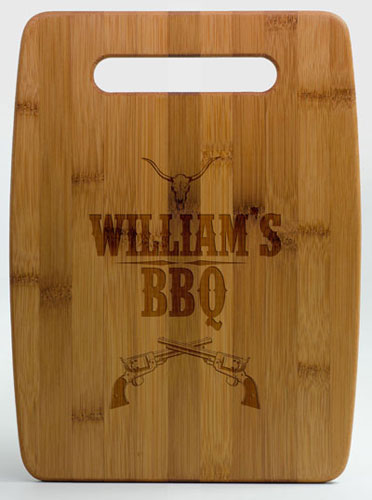 Make An Impression - Bamboo Etched Cutting Boards (Large)