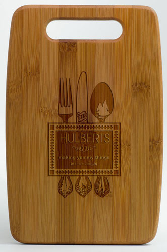 Bamboo Etched Cutting Boards (Medium)