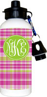 Devora Designs - Water Bottles (Pink Plaid) PINKPLAID-WTRB