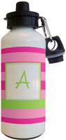 Kelly Hughes Designs - Water Bottles (Stripe Pink Mono) (wb1116)