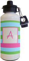 Kelly Hughes Designs - Water Bottles (Stripe Aqua - Multi) (wb1119)