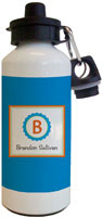 Kelly Hughes Designs - Water Bottles (Orange Bottlecap) (wb399)