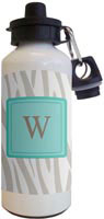 Kelly Hughes Designs - Water Bottles (Grey Zebra) (wb901)