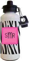 Kelly Hughes Designs - Water Bottles (Black Zebra) (wb905)