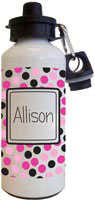 Kelly Hughes Designs - Water Bottles (Pink Dots) (wb906)