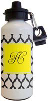 Kelly Hughes Designs - Water Bottles (Black Lattice) (wb921)