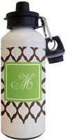 Kelly Hughes Designs - Water Bottles (Brown Lattice) (wb922)