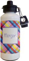 Kelly Hughes Designs - Water Bottles (Bright Gingham) (wb933)