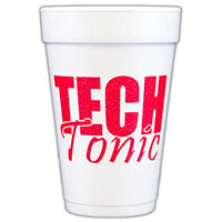 Louisiana Tech Tech Tonic Foam Cups