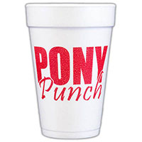 SMU Pony Punch Foam Cups