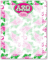Devora Designs - Dry Erase Memo Boards (Alpha Chi Omega - Swirl Dots) ACO
