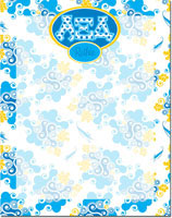 Devora Designs - Dry Erase Memo Boards (Alpha Xi Delta - Swirl Dots) AXD