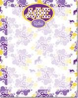 Devora Designs - Dry Erase Memo Boards (Delta Phi Epsilon - Swirl Dots) DFE