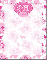 Devora Designs - Dry Erase Memo Boards (Phi Mu - Swirl Dots) FM