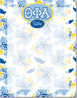 Devora Designs - Dry Erase Memo Boards (Theta Phi Alpha - Swirl Dots) QFA