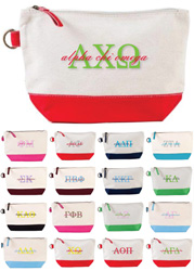 Donovan Designs - Embroidered Sorority Cosmetic Bags