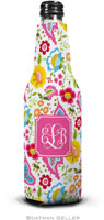 Personalized Bottle Koozies by Boatman Geller (Bright Floral Preset)