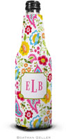 Personalized Bottle Koozies by Boatman Geller (Bright Floral)