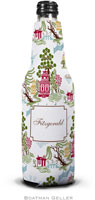Personalized Bottle Koozies by Boatman Geller (Chinoiserie Autumn)