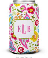 Personalized Can Koozies by Boatman Geller (Bright Floral)