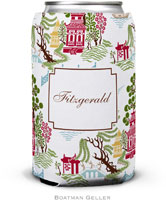Personalized Can Koozies by Boatman Geller (Chinoiserie Autumn)