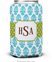 Personalized Can Koozies by Boatman Geller (Beti Teal)