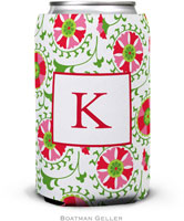 Personalized Can Koozies by Boatman Geller (Suzani Holiday)