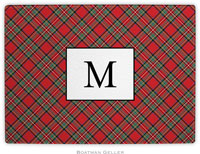 Boatman Geller - Personalized Cutting Boards (Plaid Red)