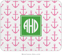 Boatman Geller - Personalized Mouse Pads (Anchors Pink Preset)
