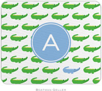 Boatman Geller - Personalized Mouse Pads (Alligator Repeat Blue Preset)