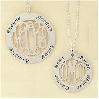 HeartStrings - Sterling Silver Monogram Pendant