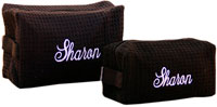 Waffle Cosmetic Bag - Black (W100-W101)
