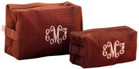 Waffle Cosmetic Bag - Brown (W100-W101)