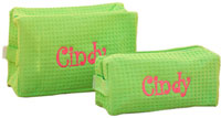 Waffle Cosmetic Bag - Lime (W100-W101)