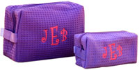 Waffle Cosmetic Bag - Purple (W100-W101)