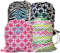 HeartStrings - Embroidered Cotton Laundry Bags (W180)