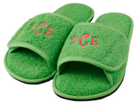 Adult Slippers - Lime Green (W57)