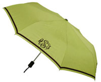 Adult Umbrellas - Lime with Brown Trim (W62)