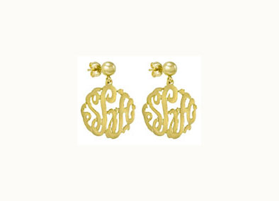 Gold Vermeil Cutout Earrings