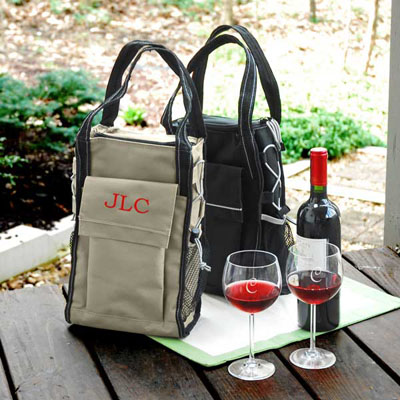 Personalized Gifts - Insulated Wine Cooler Tote (4907BL)