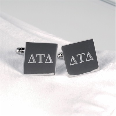 Personalized Gifts - Greek Square Cuff Links (GW1103S)