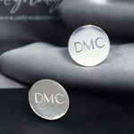 Personalized Gifts - Silver Round Cuff Links (1101S)