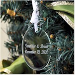 Personalized Gifts - Personalized Oval Holiday Ornament